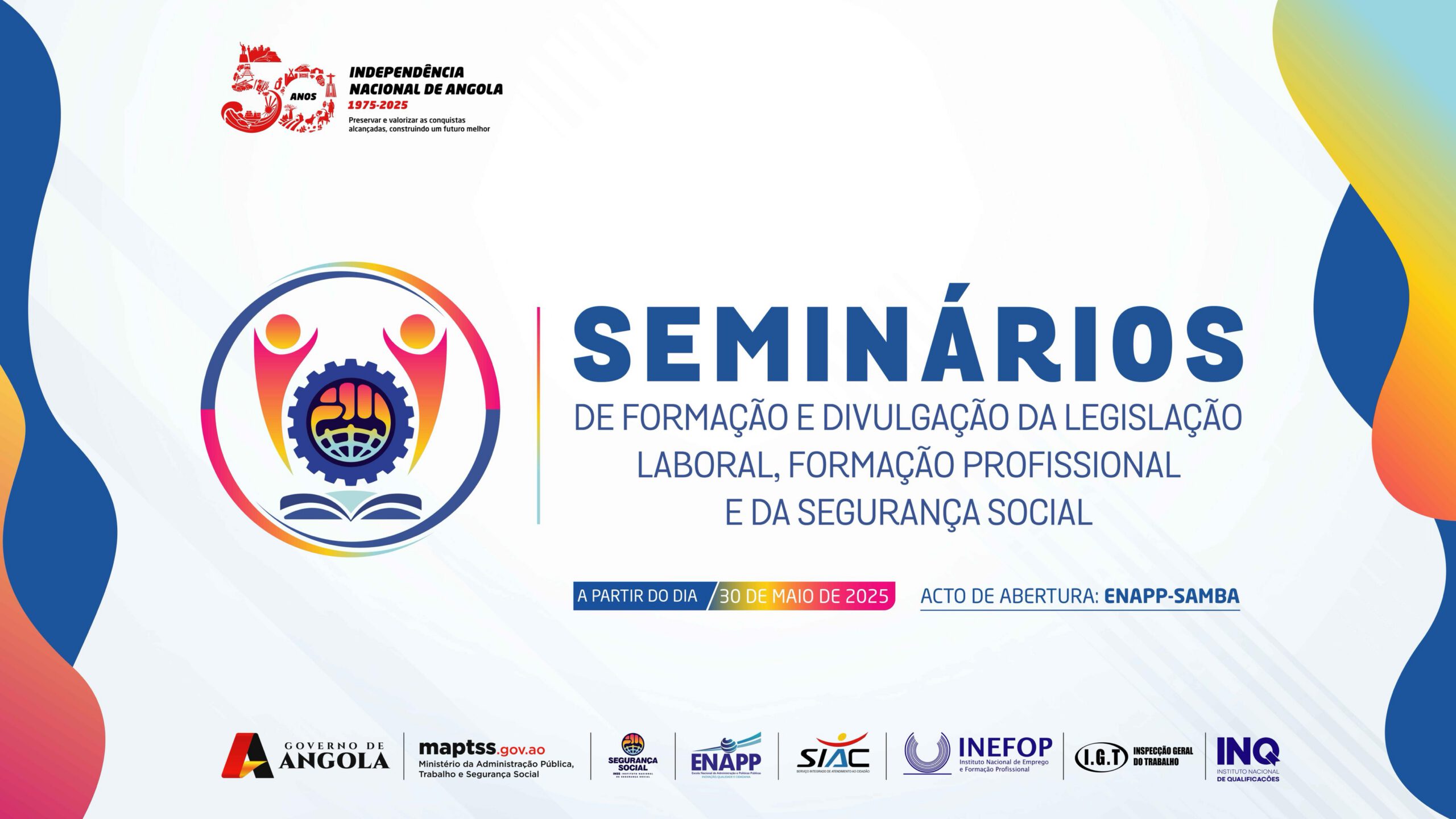 MAPTSS lança Seminários para formação e divulgação da Legislação Laboral, da Formação Profissional e da Segurança Social.