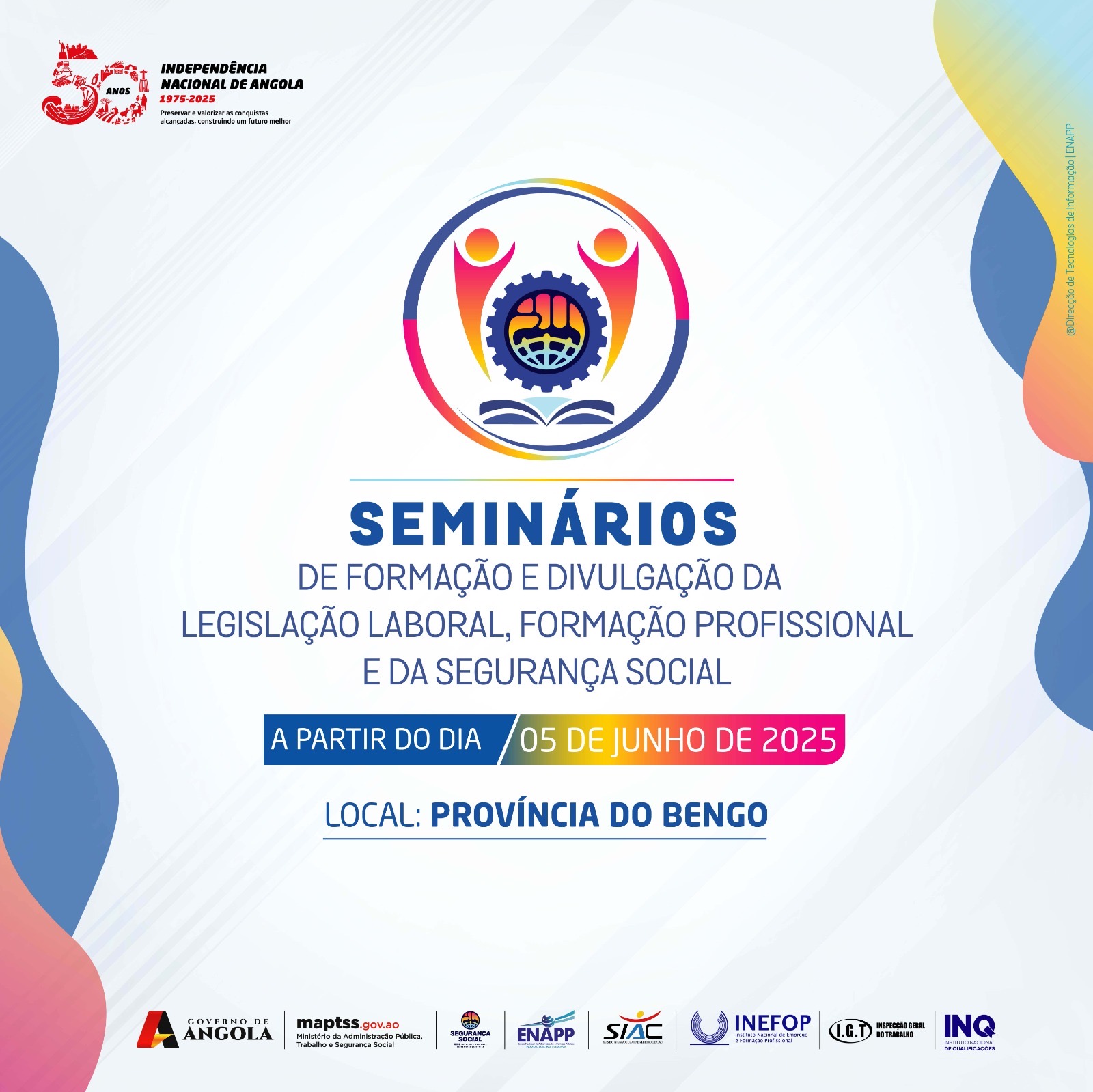 Caxito acolhe Seminário de Formação Profissional e divulgação da Legislação Laboral da Segurança Social