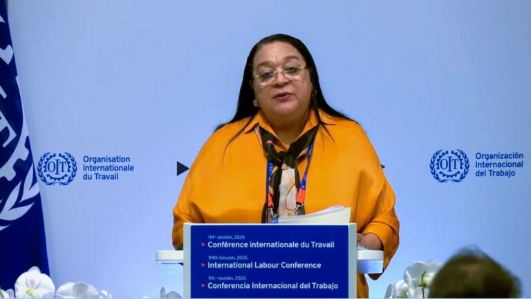 Teresa Rodrigues Dias pede a OIT inclusão de um mercado de trabalho mais moderno e inclusivo