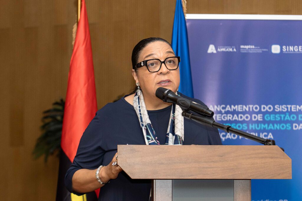 DISCURSO DA MINISTRA DA APTSS NO LANÇAMENTO DO SISTEMA INTEGRADO DE GESTÃO DE RECURSOS HUMANOS DA FUNÇÃO PÚBLICA – SINGERH